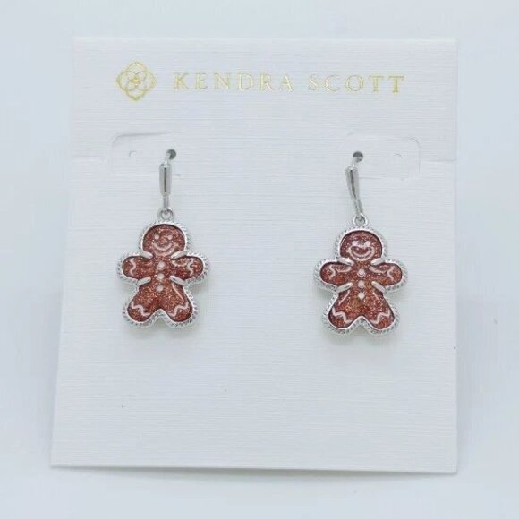 Kendra Scott Jewelry - Kendra Scott Gingerbread Silver Drop Earrings